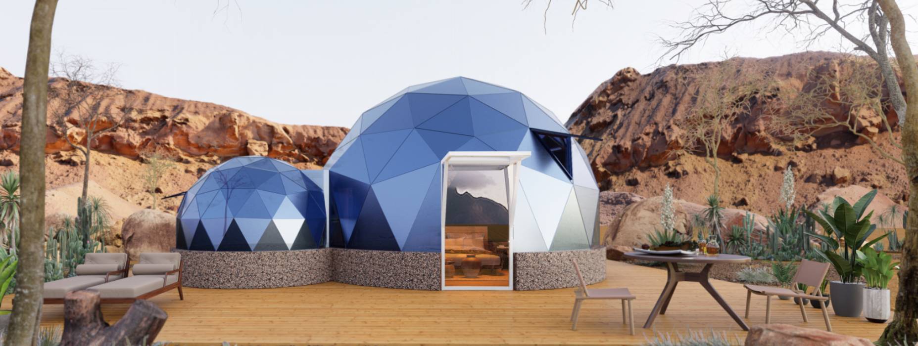 莫力达瓦达斡尔族自治旗球形智能光伏玻璃星空房